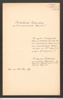 k.k. naturhistorisches Hofmuseum, Intendanzakten 1885-1896 (Hauer), Aktenzahl Z.436/1889, Seite 1
